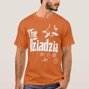 Mens The Dziadzia Polish Grandfather Baby Shower  T-Shirt