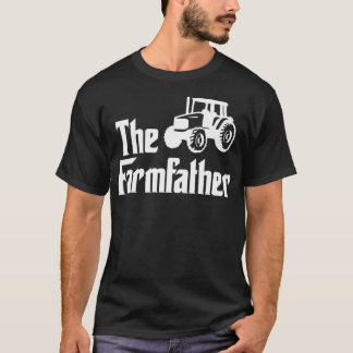 Mens The Farmfather Funny Farm Owner Tractor T-Shirt