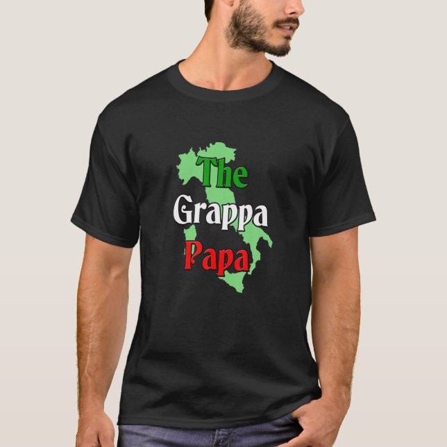 Mens The Grappa Papa T-Shirt (Front)