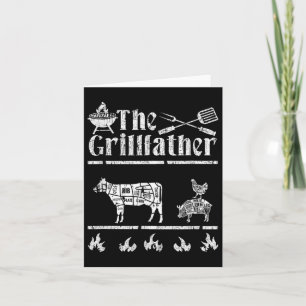 Mens The Grillfather Id Smoke That Bbq Funny Card