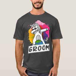 Mens The GroomMen Bachelor Stag Night Party1748 T-Shirt