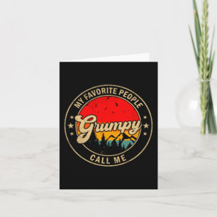 Mens The Kids Call Gpy Retro For Papa Grandpa Card