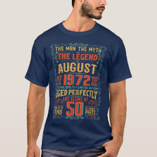 Mens The Man The Myth The Legend 50 Birthday Year T-Shirt