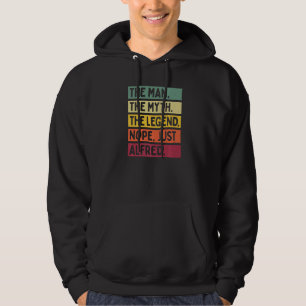Mens The Man The Myth The Legend Nope Just Alfred Hoodie
