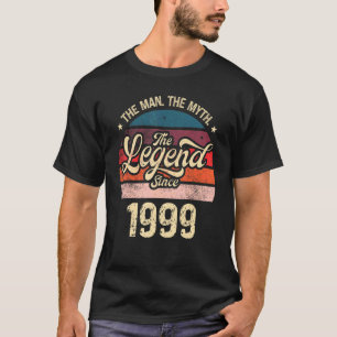 Mens The Man The Myth The Legend Since 1999 Birthd T-Shirt