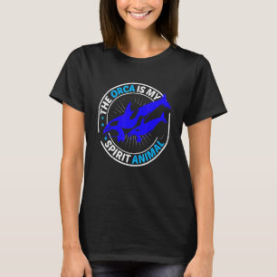 Mens The Orca Is My Spirit Animal Orca T-Shirt