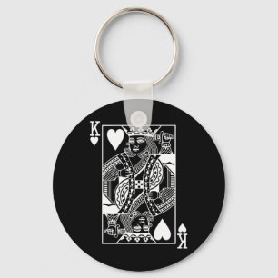 Mens The Original King Of Hearts Clic Key Ring