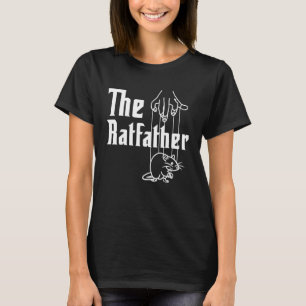 Mens The Ratfather Rat Dad Rodent Animal Fathers D T-Shirt