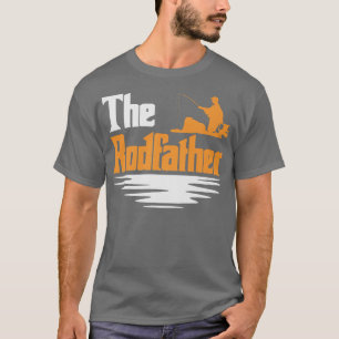Mens The Rodfather Funny Mens Fishing Fisherman T-Shirt