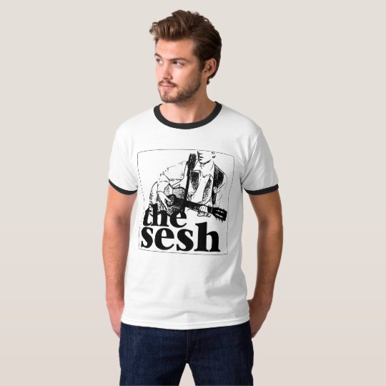 Men's "the sesh" Logo Ringer T-Shirt