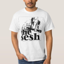 Men's "the sesh" Logo White