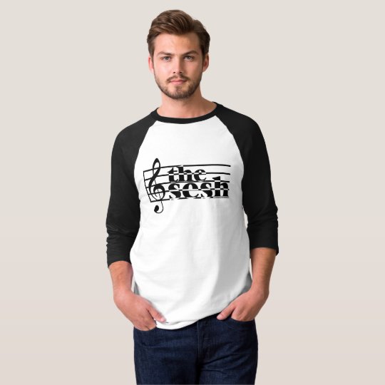 Men's "the sesh" Musical Scale 3/4-Sleeve T-Shirt