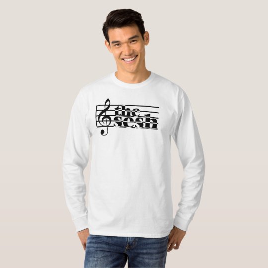 Men's "the sesh" Musical Scale Long Sleeve T-Shirt