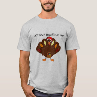 Men's Theastmas T-Shirt, Grey T-Shirt