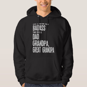 Mens There Is Nothing Dad Grandpa Family Hoodie