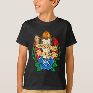 Mens thine own self be true addiction recovery T-Shirt