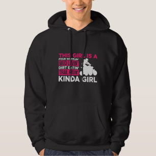 Mens This Girl Is A Four Wheelin Mud Lovin Dirt Ea Hoodie