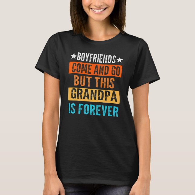 Mens This Grandpa is forever Grandpa T-Shirt (Front)