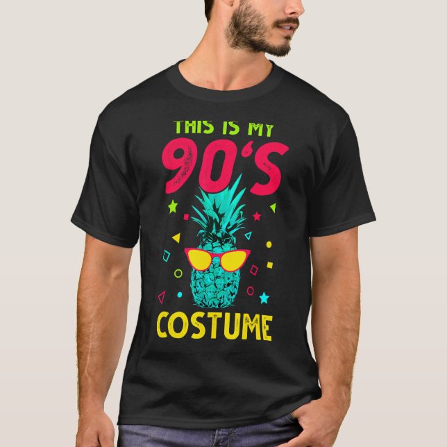 Mens This Is My 90s Costume Outfit Womens 80's 90' T-Shirt (Front)