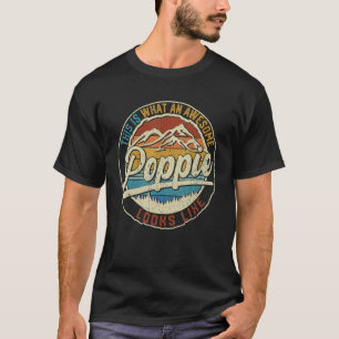 Mens This Is What An Awesome Poppie Looks Like Fat T-Shirt