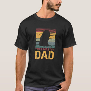 Mens Tibet Mastiff Dad Vintage Dog Dogs Paw Paws D T-Shirt