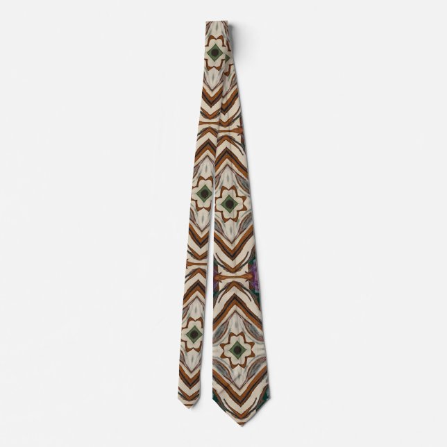 Men's tie brown tie designer tie (Back)