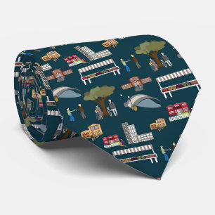 Mens tie, Everywhere We Go in service Tie