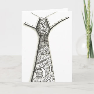 Men's Tie Greeting Card