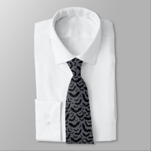 Men's Tie-Halloween Bats Tie