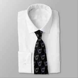 Men's Tie-Halloween Skulls Tie