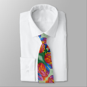 Men's Tie Rainbow Tulip