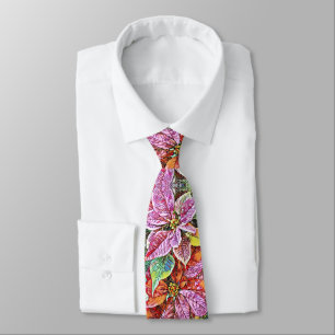 Men's Tie - SG Poinsettias