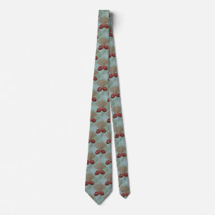 Mens Tie with pinecone design
