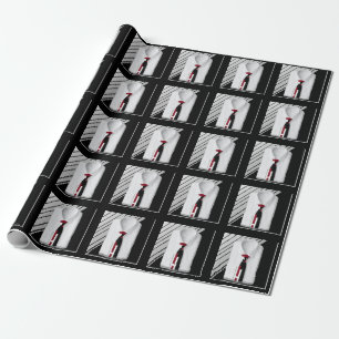 Men's Ties Wrapping Paper