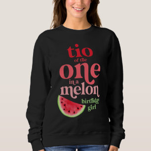 Mens Tio Of The One In A Melon Birthday Girl Water Sweatshirt