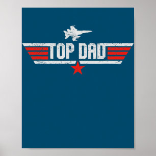Mens Top Dad Father's Day For Dad Daddy Poster