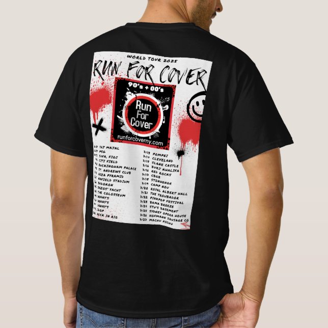 Mens Tour Dates Shirt (Back)