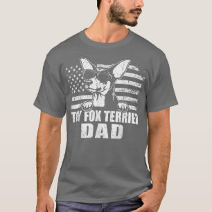 Mens Toy Fo Terrier Dad Cool Vintage Retro Proud A T-Shirt