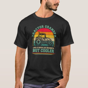 Mens Tractor Vintage Tractor Grandpa Father's Da T-Shirt