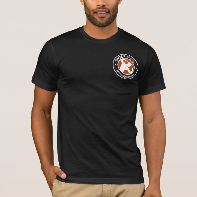 Men's Training T-Shirt (Black) (Front)