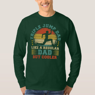 Mens Triple Jump Sports Lover Vintage Triple Jump T-Shirt