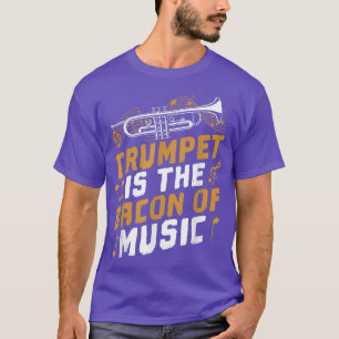 Mens Trumpet Is The Bacon Music Lover T-Shirt