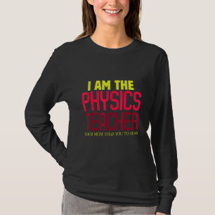Mens Trust Me Im An Awesome Physics Teacher Scienc T-Shirt