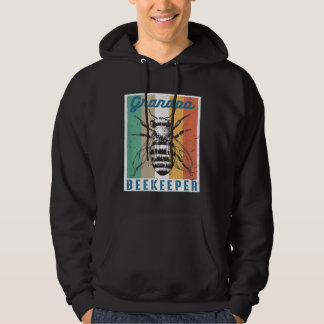 Mens Tu Vintage Grandpa Beekeeper Beekeeping Famil Hoodie