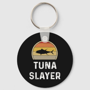 Mens Tuna Slayer Fishing Gifts Funny Fisherman Shi Key Ring