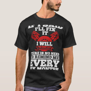 Mens Tuning Car Repairing Cars Mechanic Tools Car  T-Shirt