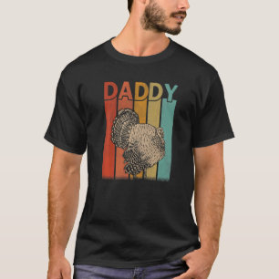 Mens Turkey Retro Style Vintage Daddy Graphic Fath T-Shirt