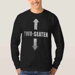 Mens Two Seater 4th Of July Usa Two Seater T-Shirt