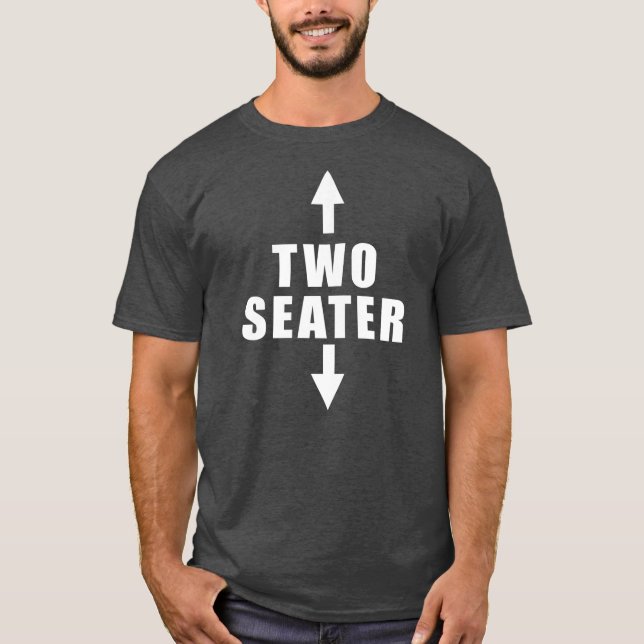 Mens Two Seater  T-Shirt (Front)