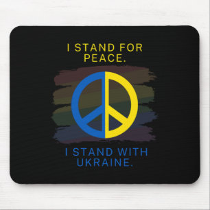 Mens Ukraine - I Stand With Ukraine - I Stand For Mouse Mat